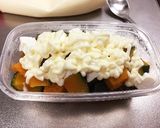 簡単かぼちゃとクリームチーズのサラダ作り方2写真