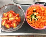 冷やしても美味しい♡ミネストローネ作り方1写真