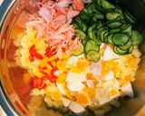 10分で完成！カニかま入りポテトサラダ作り方4写真