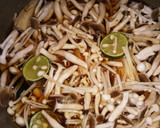 きのこの醤油煮すだち風味作り方3写真