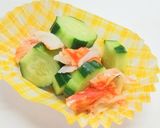 きゅうり＆カニかまの酢の物（村要本店）作り方3写真