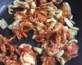 超楽々 居酒屋 鶏皮キムチ 作ります作り方5写真