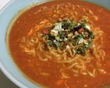 辛ラーメンで桝元のトマト辛麺風ラーメン作り方7写真