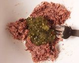 コンビーフとパクチーのピクルスマヨ和え作り方3写真