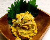 栄養満点！ゴーヤ、ひじきのカボチャサラダ作り方5写真
