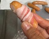 ウィンナーの肉巻き作り方2写真