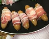 ウィンナーの肉巻き作り方5写真