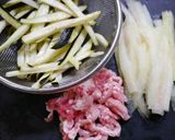 簡単！ピリ辛☆スイカの皮と茄子味噌炒作り方2写真