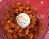 スイートポテトとバタービーンズのディップ作り方5写真