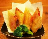 パリとろ♡長芋とめんたいチーズの春巻作り方11写真