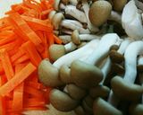 キノコの炊き込みご飯～翌日のおにぎりにも作り方3写真