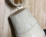 蓮根ときのこのペペロンチーノ作り方1写真