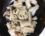 蓮根ときのこのペペロンチーノ作り方7写真