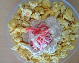 簡単♪ランチにも♪ツナかに玉丼☆作り方3写真