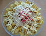 簡単♪ランチにも♪ツナかに玉丼☆作り方4写真