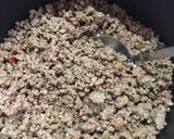 エバラ台湾拉麺の素で 台湾ミンチ丼作り方2写真