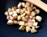 りんごソースのハンバーグ作り方3写真