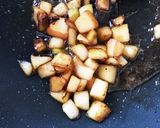 りんごソースのハンバーグ作り方5写真