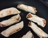 こどもも大好き！餃子ドック♡おつまみ作り方4写真