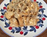 玉ねぎ、油揚げ、えのき、卵♡めんつゆ炒め作り方6写真