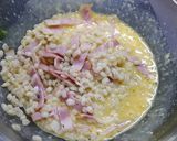 ダイエット！もち麦カルボナーラ作り方4写真