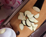 玉葱と茄子とちくわのお味噌汁♡作り方2写真