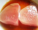 男の簡単料理☆びんちょうまぐろのソテー☆作り方2写真