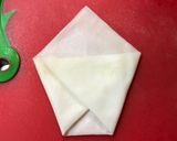 春巻きの皮でカップサラダ作り方4写真