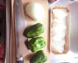 ピーマンの鱈詰め♡マヨネーズ焼き♪作り方1写真