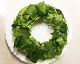 クリスマスリースのサラダ作り方2写真