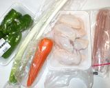 残り野菜と鶏手羽先の煮物♪簡単作り方1写真