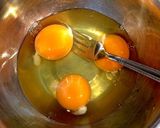 鍋・すき焼きアレンジ！余りで簡単卵とじ！作り方3写真