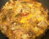 鍋・すき焼きアレンジ！余りで簡単卵とじ！作り方4写真