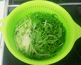 超絶かんたん!豚肉と水菜の重ね蒸し焼き作り方1写真