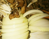 ささっと。牛肉ごぼう舞茸の甘辛炒め煮。作り方3写真