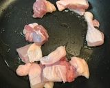 わさび菜と鶏肉の柚子胡椒和え作り方2写真