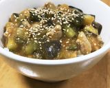 麻婆ナス丼!味噌で甘め!辛くない!簡単!作り方8写真