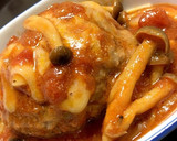 煮込みハンバーグ トマト缶で簡単作り方8写真