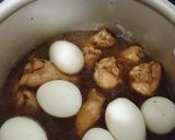 超簡単！手羽元と卵の甘辛煮作り方3写真