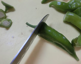 鶏肉と三度豆の柚子（ゆず）コショウ炒め作り方4写真