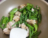 鶏肉と三度豆の柚子（ゆず）コショウ炒め作り方6写真
