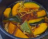 かぼちゃとひき肉の煮物作り方3写真