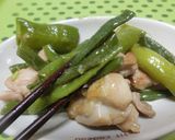 鶏肉と三度豆の柚子（ゆず）コショウ炒め作り方10写真