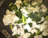 野沢菜と豚バラ肉炒め作り方3写真