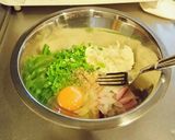 余ったうどんでチヂミ風作り方2写真