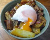 台湾風豚ばら煮込み丼作り方8写真