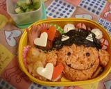 ☆節分♪赤オニさん弁当（キャラ弁）☆作り方3写真