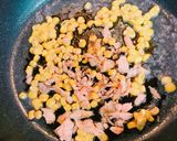 バター醤油な香ばし＊コーンチャーハン作り方3写真
