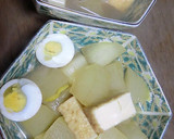 冬瓜+厚揚げの、さっと煮にゆず皮を作り方4写真