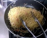 簡単パスタ☆鮭とネギの和風パスタ作り方5写真